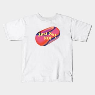 Retro Resolve - 'Just Say NO!' Vintage Edition Kids T-Shirt